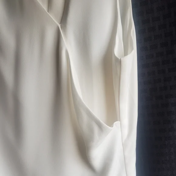 Cabi Wraparound Top Sleeveless White Size 8 - Picture 7 of 12